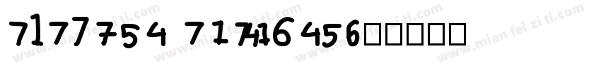 vintage number字体转换
